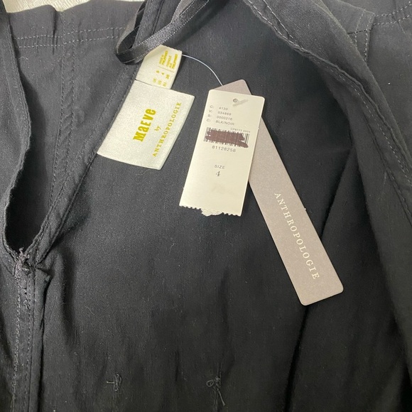 NWT MAEVE By Anthropologie Black Dress size 4 - Picture 11 of 11